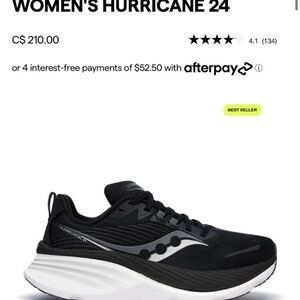 Women’s Saucony Black Sneakers with Sleek Design and Cushioning